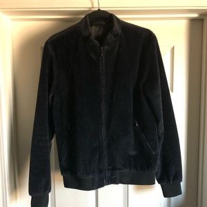 Topman Faux Fur Bomber Jacket